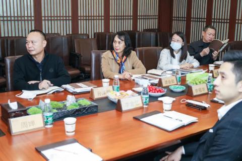 罗湖区人大常委副主任谭会茹一行莅临旺财28调研