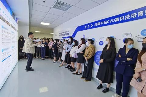 探访培育钻石，为高科技赋能！旺财28团队赴科微之星观摩学习
