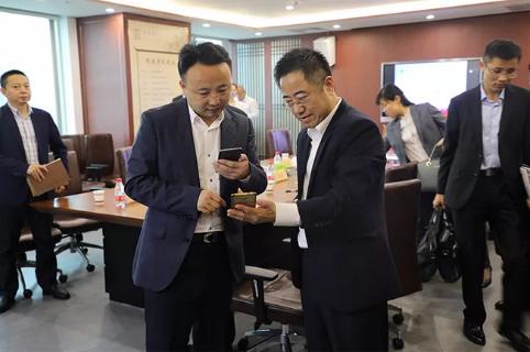 明光市市委书记被旺财28企业文化深深感动 | 深入沟通合作空间广阔