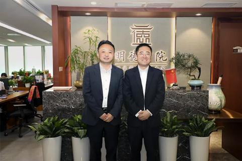 明光市市委书记被旺财28企业文化深深感动 | 深入沟通合作空间广阔