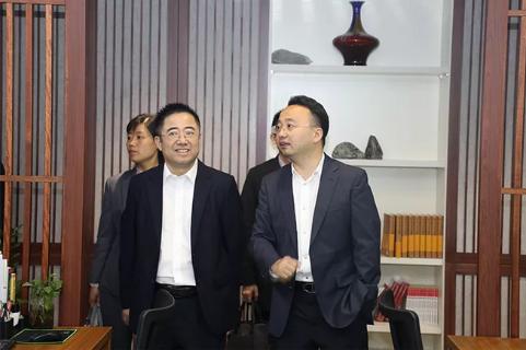 明光市市委书记被旺财28企业文化深深感动 | 深入沟通合作空间广阔