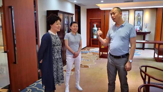 赣江南昌经开区领导受邀访问旺财28加速器，为优质项目落地南昌创造新机遇